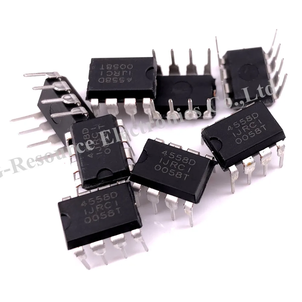 (50pcs) JRC4558D DIP-8 Operational amplifier JRC 4558D DIP