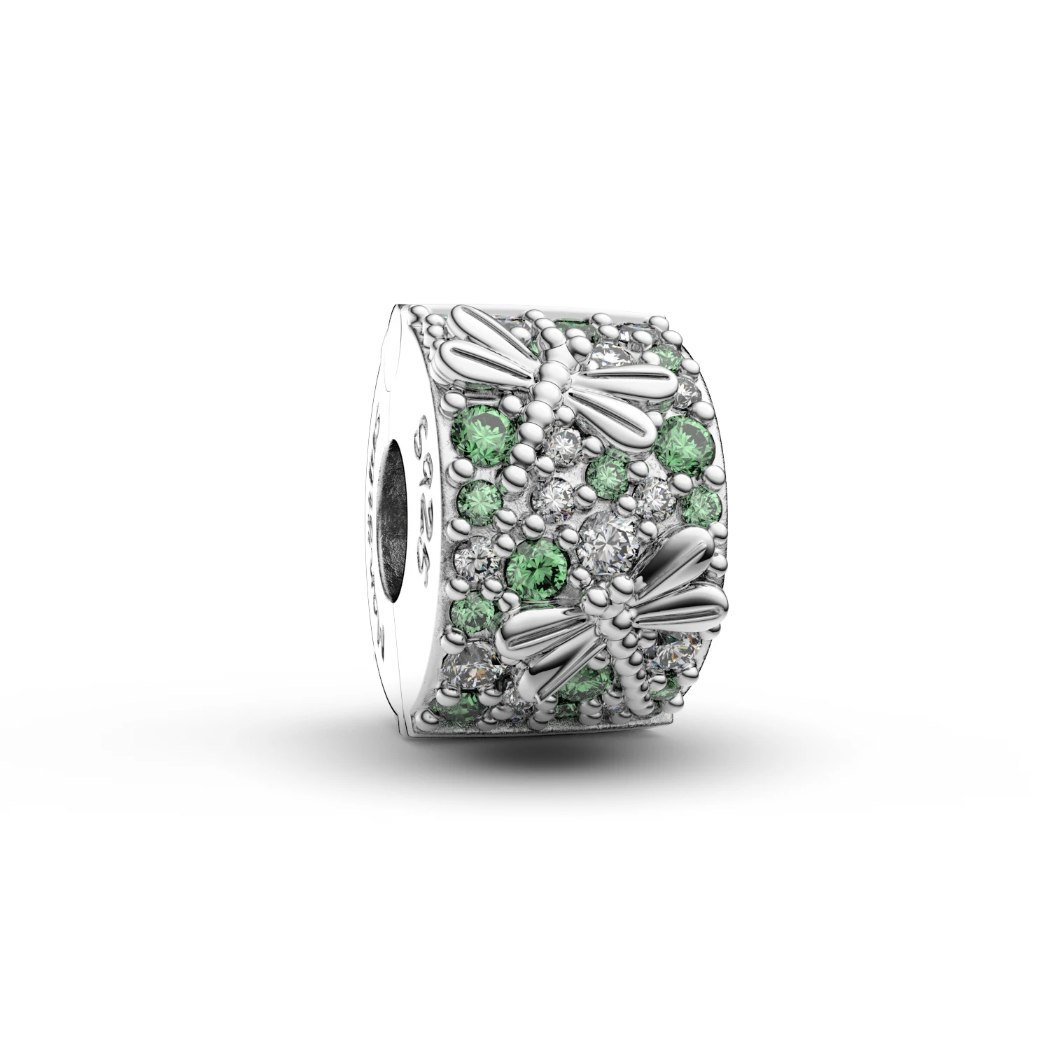 Manyilus S925 Silber Libelle Grüner Kristall Charm für Original Armband Natur Flügel Schmuck Anhänger DIY Elegantes Sommergeschenk – Detail 8