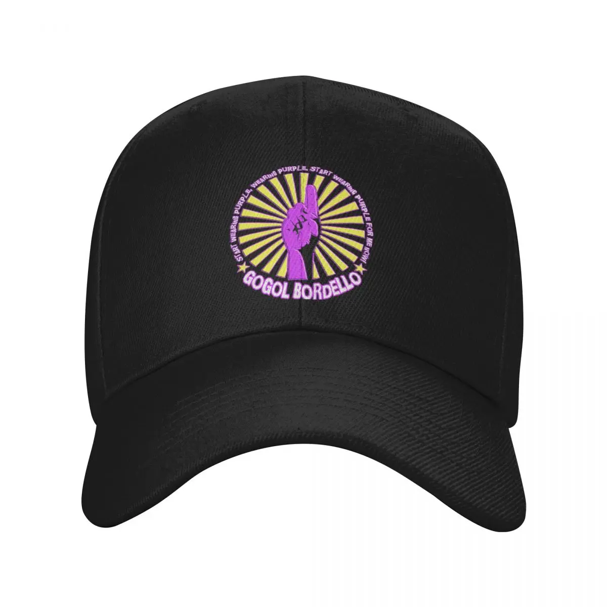 Gogol Bordello - Start Wearing Purple Racerback Baseball Cap Hat Adjustable Visor Leisure Sun Hat