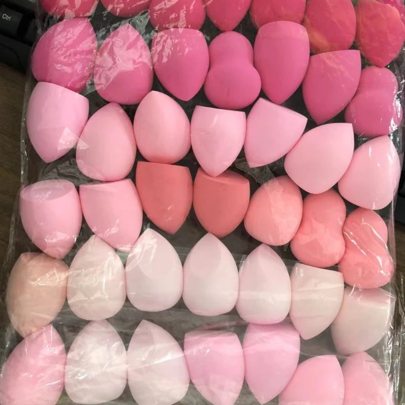 7 個/18 個のメイクアップスポンジセット超ソフト非吸収性化粧クッションパフ両用ウェット＆ドライスポンジ