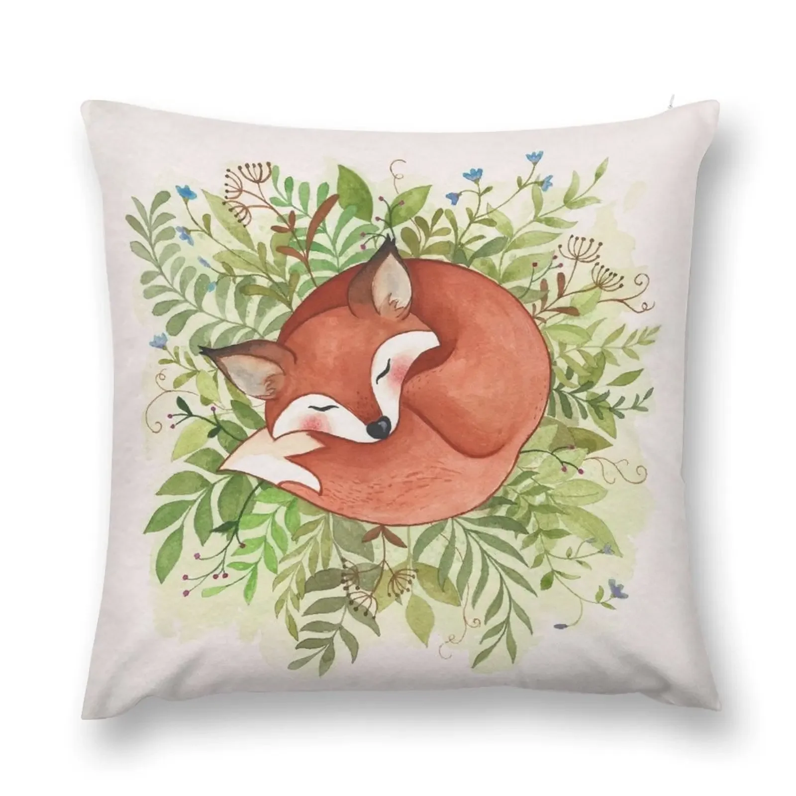 

sleeping fox Throw Pillow covers for pillows Cushions Cover pillow