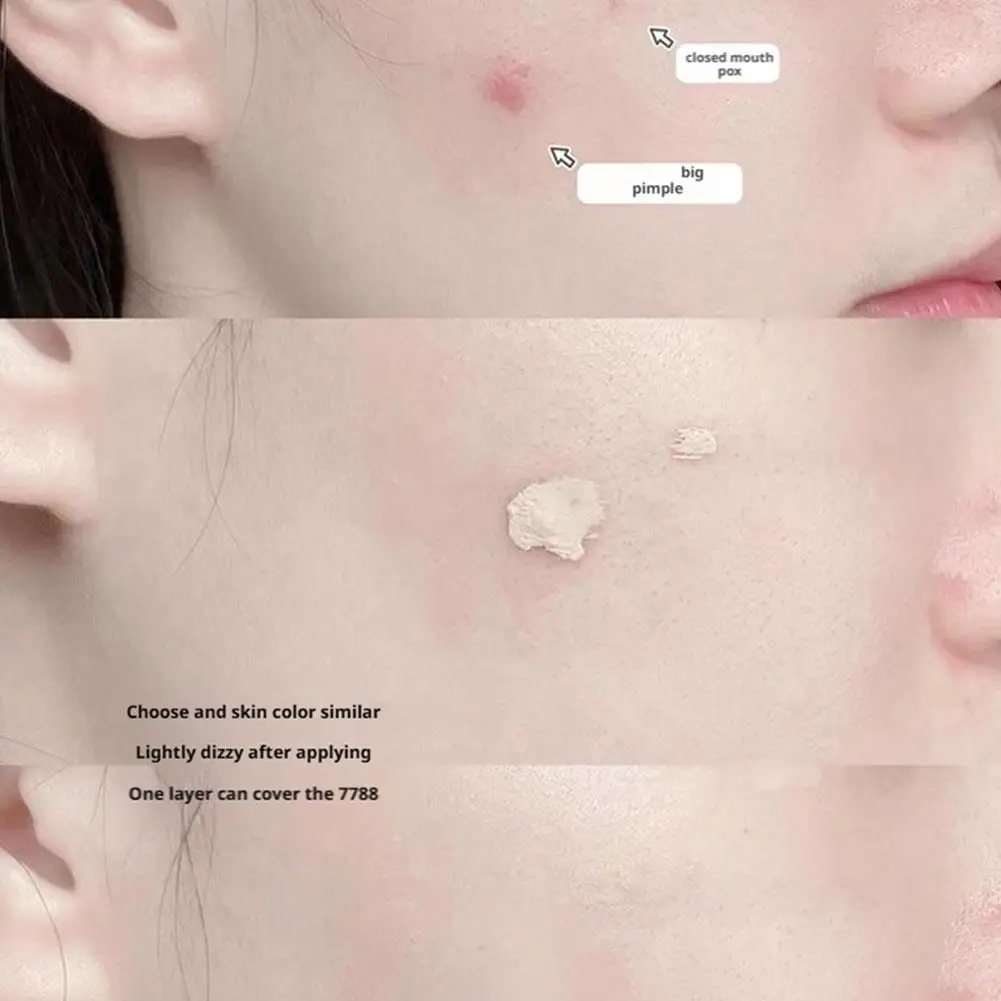 คอนซีลเลอร์ชนิดน้ำกันน้ำรองพื้นครีมเนื้อแมทปกปิดสูงควบคุมความมันคอนซีลเลอร์ให้ความชุ่มชื้นมืออาชีพแต่งหน้าใบหน้า