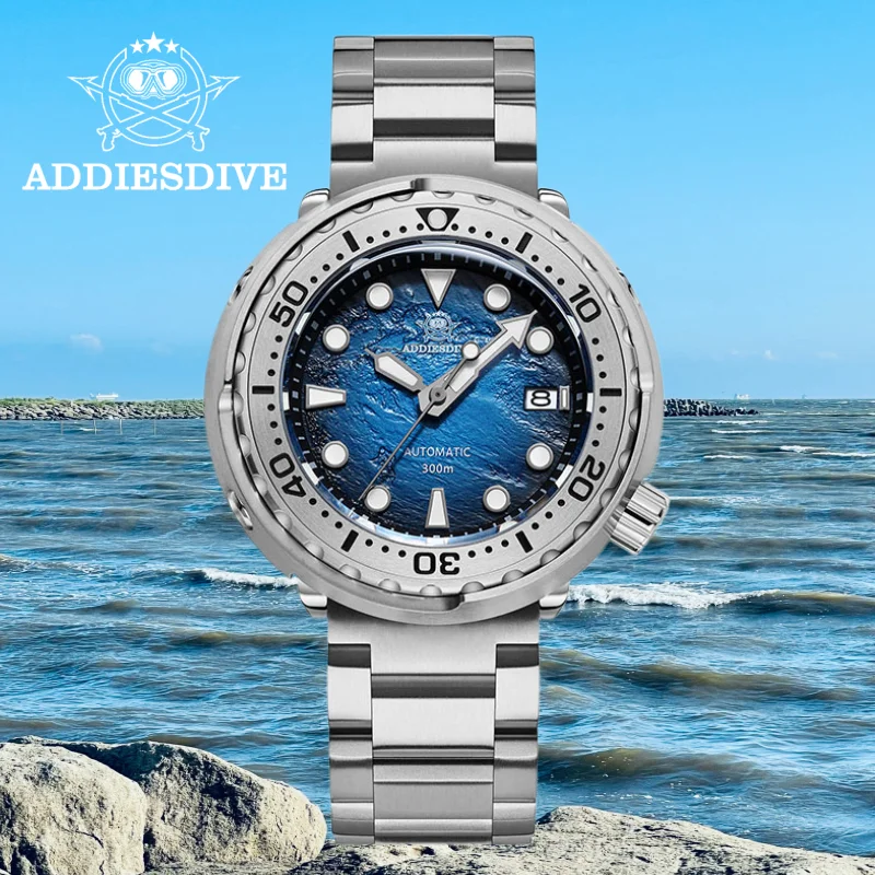 

ADDIESDIVE NEW Men's Mechanical Watches 30Bar Waterproof 316L Stainless Steel NH35A Movement Sapphire Glass Automatic Watches