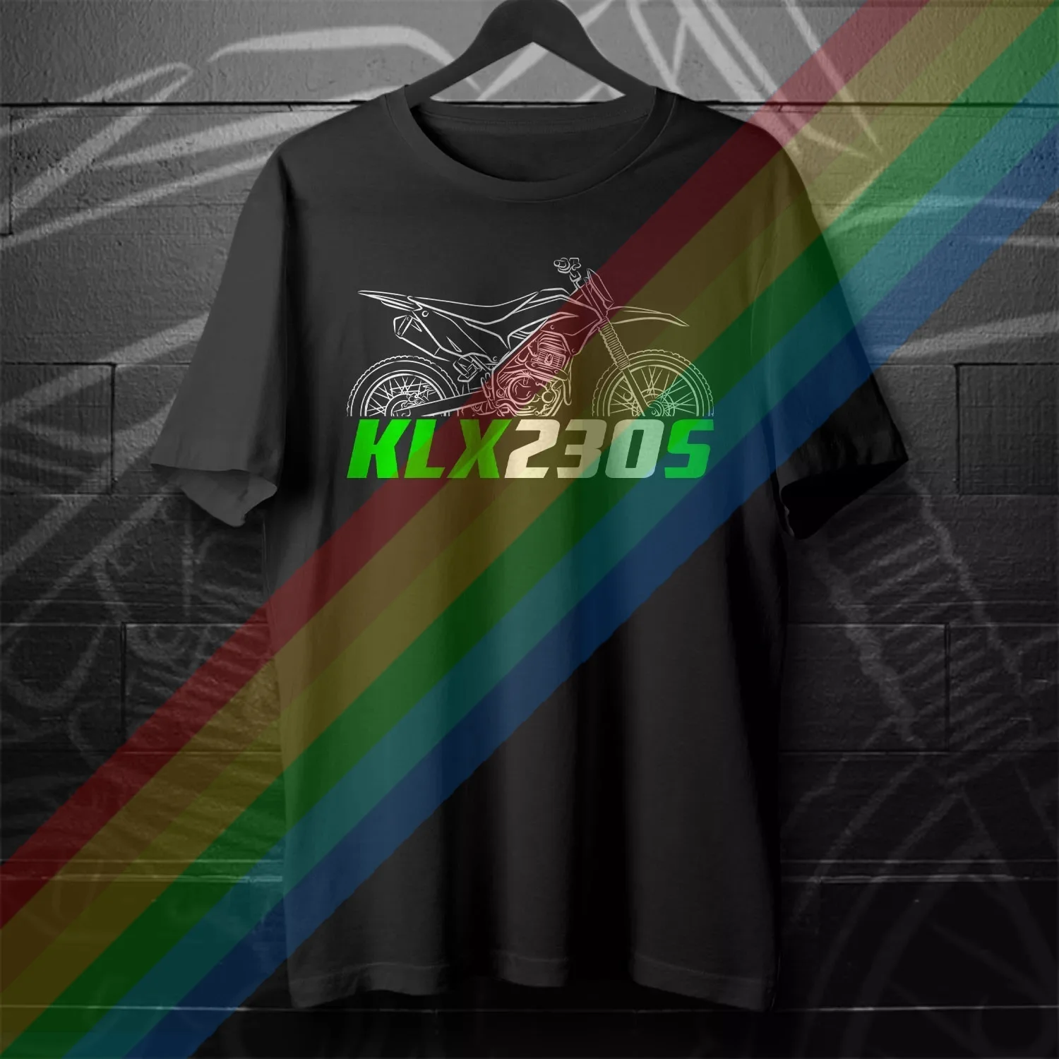 2025 رجل تي شيرت عادية KLX230 2019-2025 دراجة نارية تي شيرت الجرافيك الصيف قصيرة الأكمام 100% القطن S-3XL كول المحملة