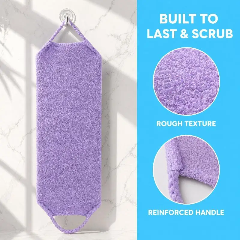 1 Stück Peeling-Badetuch, Dehnbarer Ganzkörper-Waschlappen, Super Saugfähiges Handtuch, Badezimmerzubehör – Detail 13