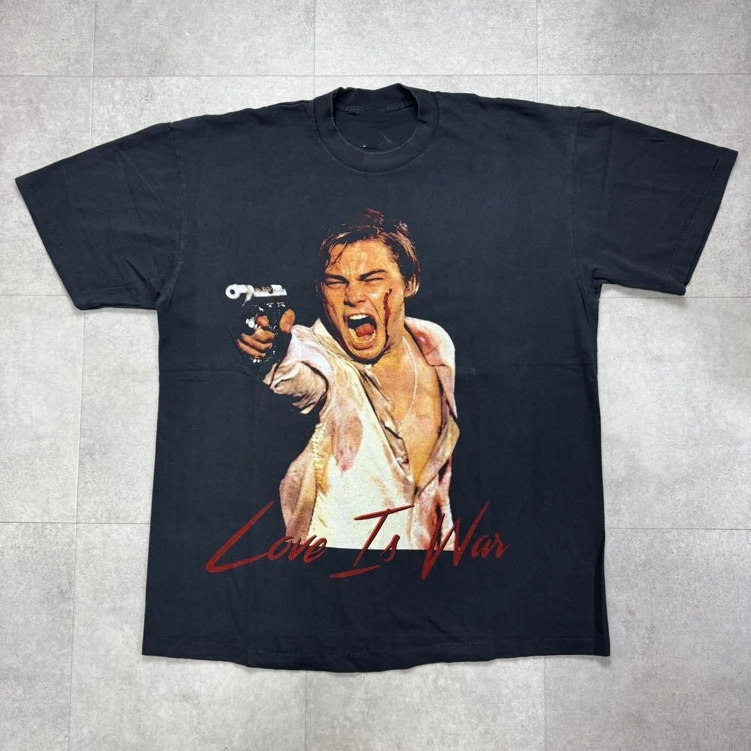Vintage 1996 Romeo Juliet Movie Promo Graphic T-Shirt Cotton Men Women Streetwear Tee