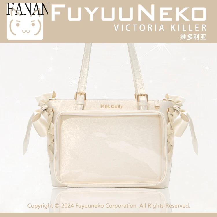 

Top-Handle Bags Original Lolita Style Sweet and Cute Casual Women's Handbags Summer Autumn 2025 New Shoulder Bags for Lady