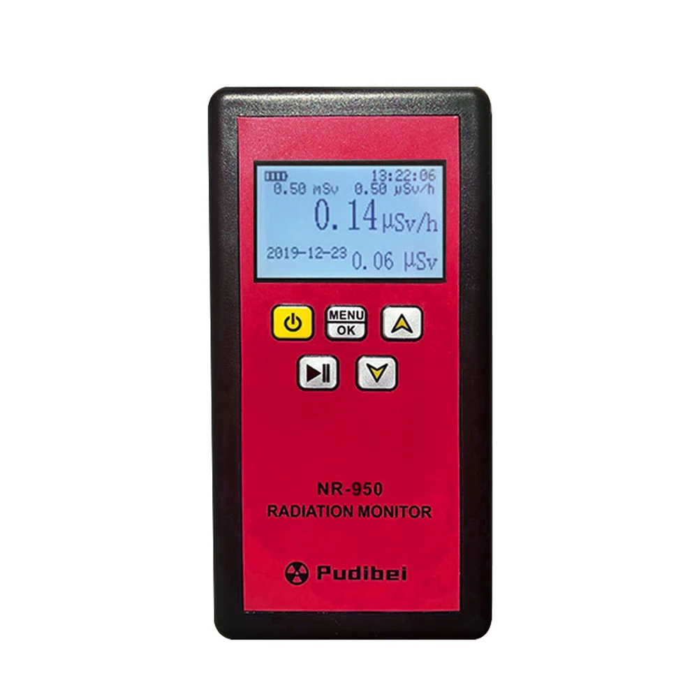 NR-750 850 950 Nuclear Radiation Detector LCD Radioactive Tester Geiger Counter β Y X-ray Detection Nuclear Radiation Detector