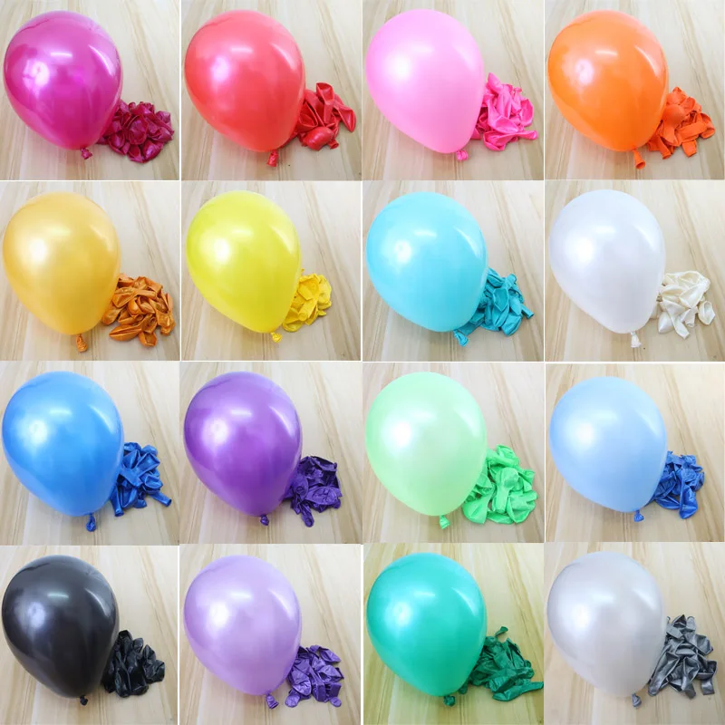 10/20/30/50Pcs Gold pink Pearl Latex Balloons Birthday Party Adult Wedding Decorations Baby Shower Kids Air Balls Helium Ballon