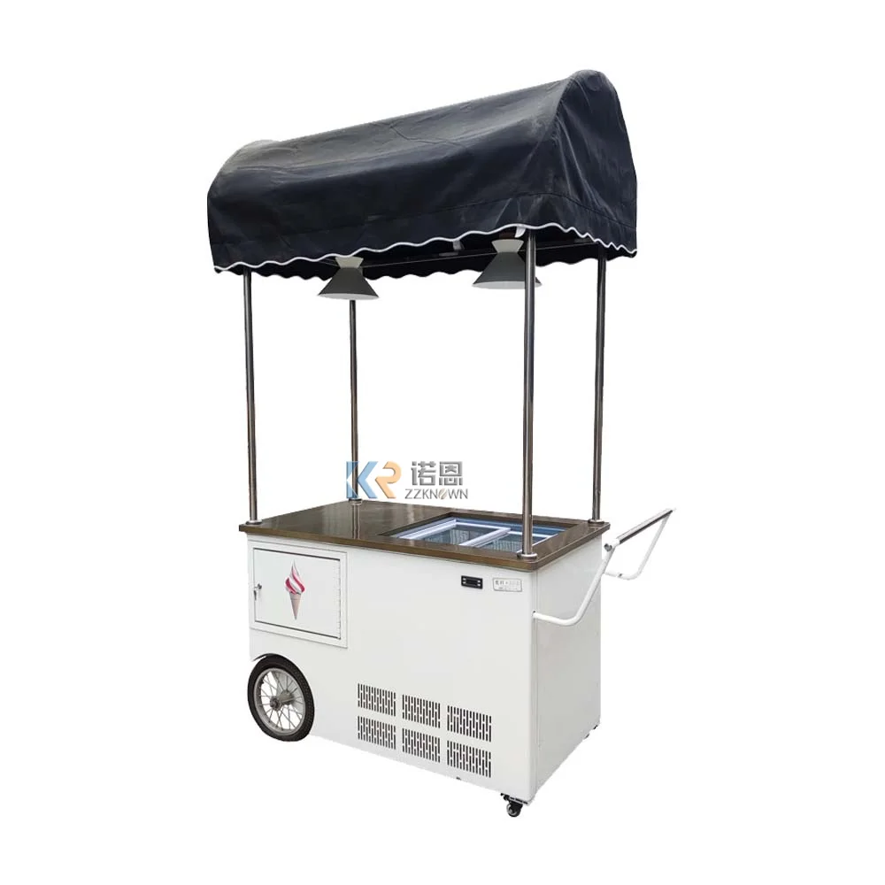 

Новый дизайн мобильной уличной торговой точки из нержавеющей стали, тележка для мороженого, киоск для продажи еды.