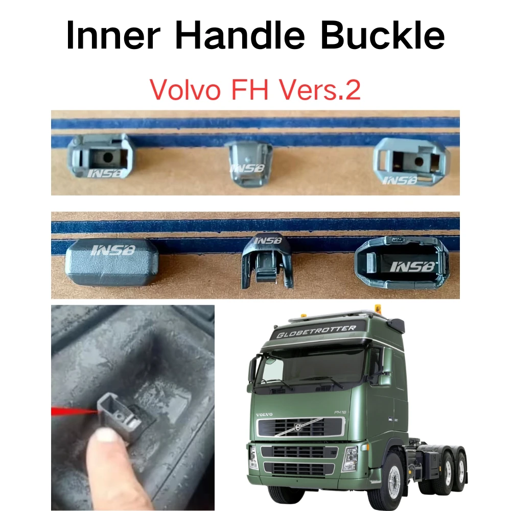 INSB 1 Pcs Inner Handle Buckle Small Cover 21091652 21091651 for Volvo FH Version.2 FM FH400 460