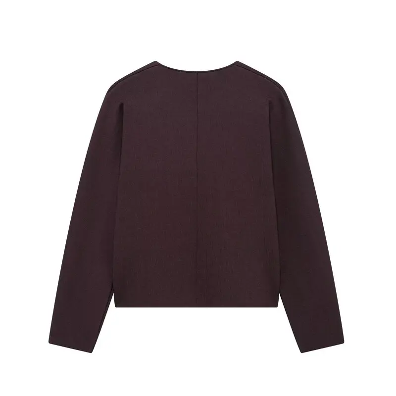 

Весна 202, женский вязаный длинный двубортный джемпер Sve V-Ne, простой универсальный кардиган обычной длины для поездок на работу