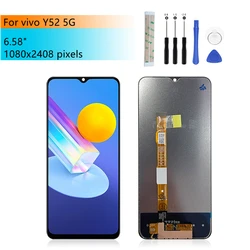 For Vivo Y52 5g LCD Display Touch Screen Digitizer Assembly V2053 Lcd Digitizer Replacement Repair Parts 6.