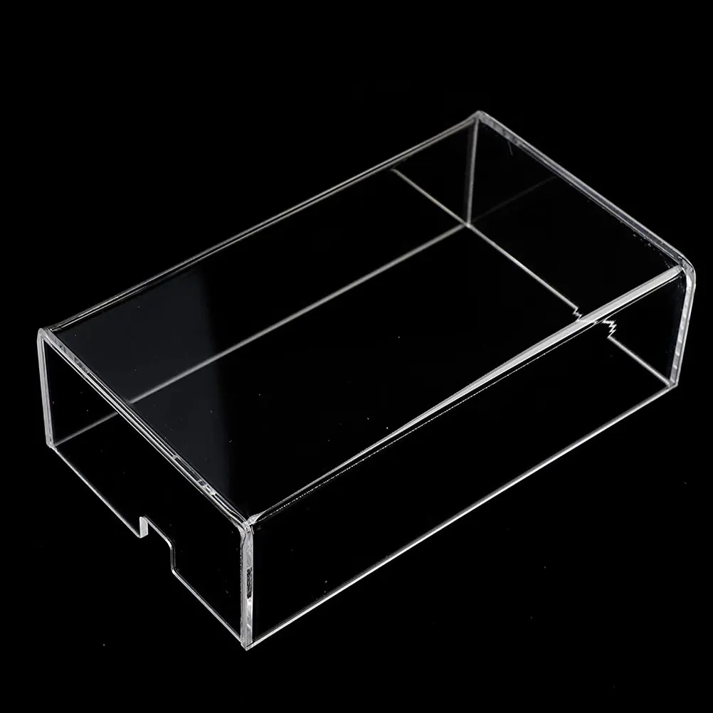 

2pcs Transparent Acrylic Mouse Cover 180x100x50mm Dust Proof Protector for Desktop Wireless Gaming Clear Laptop Office