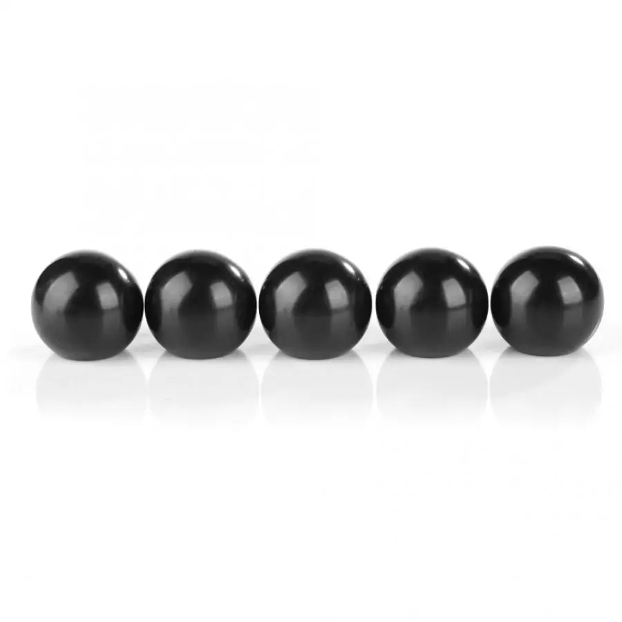 5Pcs Black Round Ball Bakelite Lever Knob M8/M6 Machine Tool Replacement