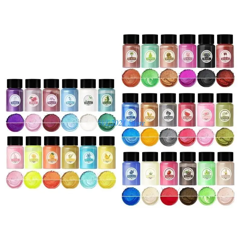 

G5GC Essential Color Resin Set Sequins Glitter Confettis Brilliant Gold Flakes for Soap Making Jewelry and Crafts