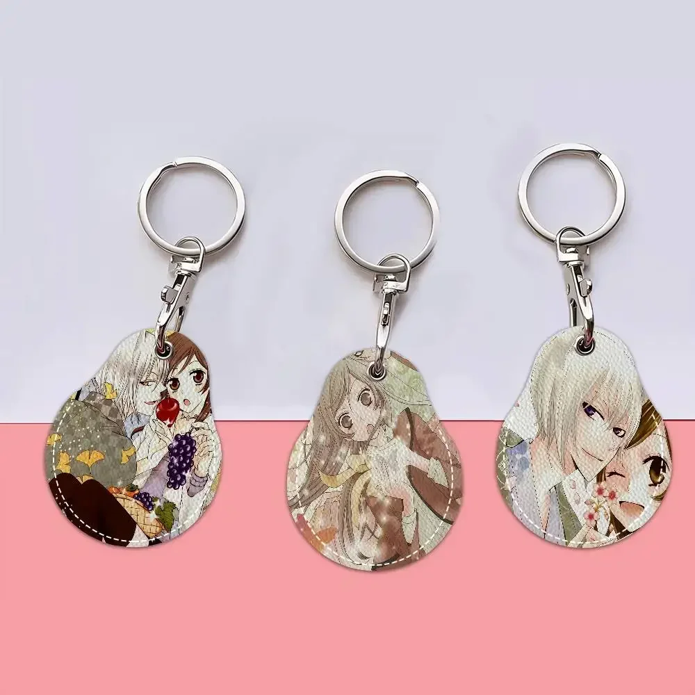 K-Kamisama K-Kiss Keychain Access Card Bag Key Tag Ring Leather Card Holder Keychain Key Ring Door Lock Access Tags