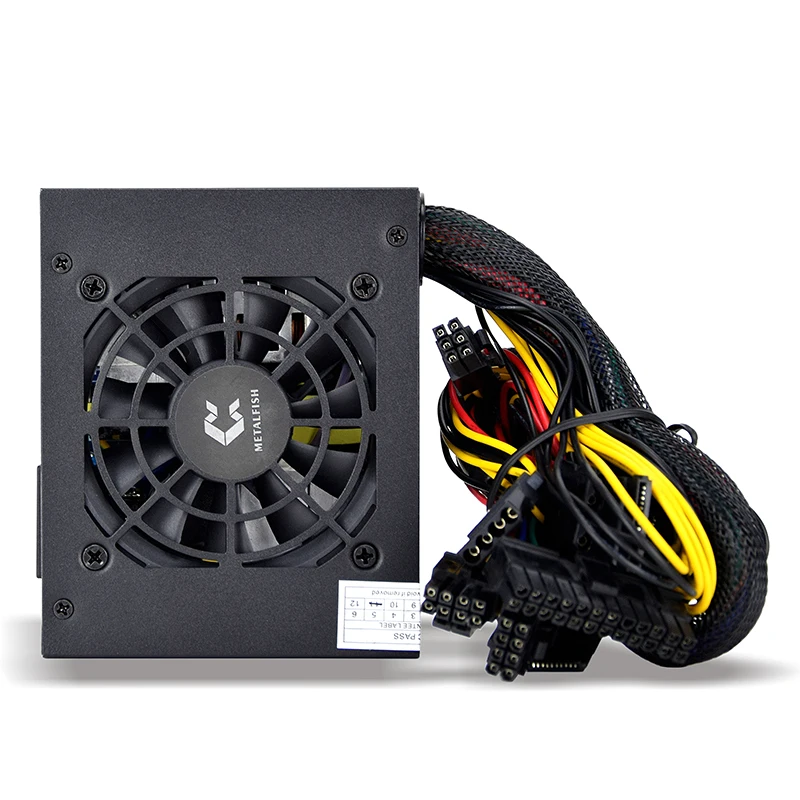 METALFISH SFX-500W 400W SFX Power-Supply NON-Modular For Gaming Computer Case Black or White PSU Version Stable Silent Long Life