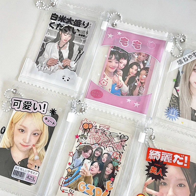 Creative Candy Bag Photocard Holder Props Badge Storage Display Bag Pendant Idol Photo Card Protective Cover Card Holder
