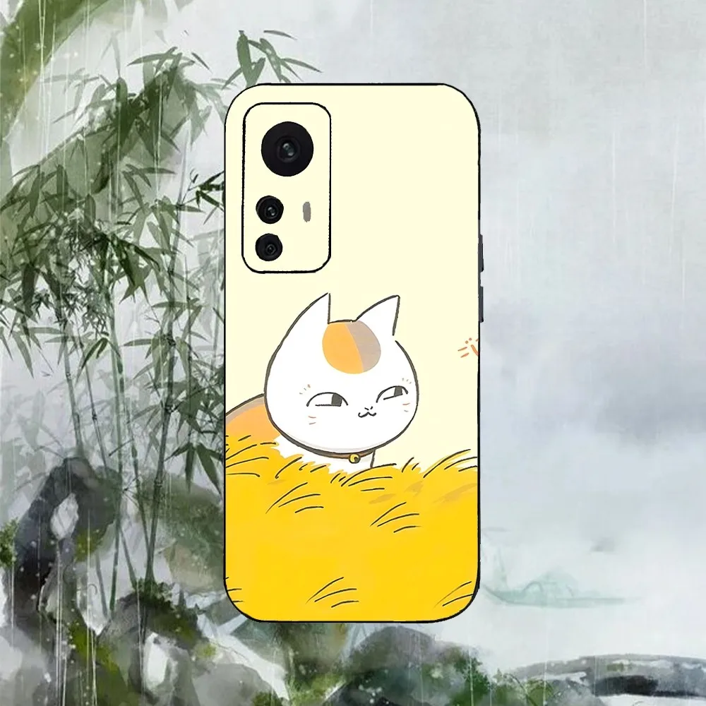 Natsume Yuujinchou Cat Phone Case For Xiaomi 11 Redmi Note 11 5G 8T 9A 9 10T Note8Pro Note9 12SUltra Black Case