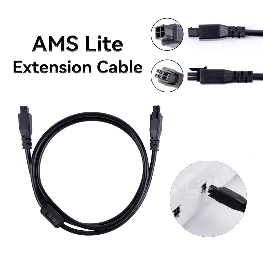 

Для лабораторного AMS lite 1M 4-контактный удлинительный кабель для деталей мини-3D-принтера A1/A1