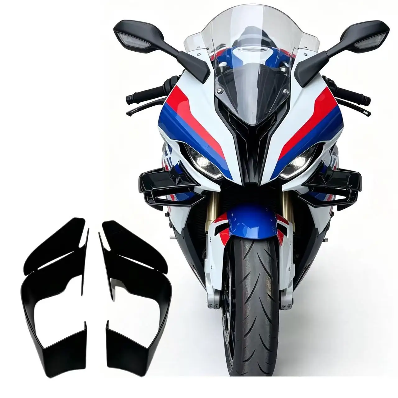 For BMW S1000RR 2015 2016 2017 2018 Motorcycle accessories Fixed wing s1000rr Fixed Winglet 2015-2018 S1000RR WINGLETKIT