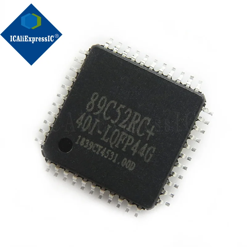 STC89C52RC-40I-LQFP44G、stc89c52rc、10個