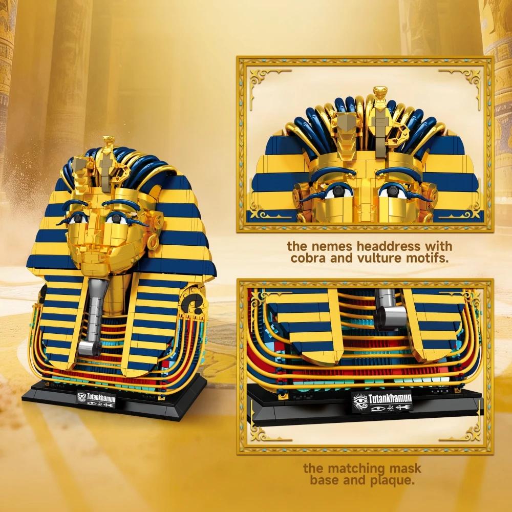 Набор для сборки золотой маски – обзор и цена Kids Toys Egypt