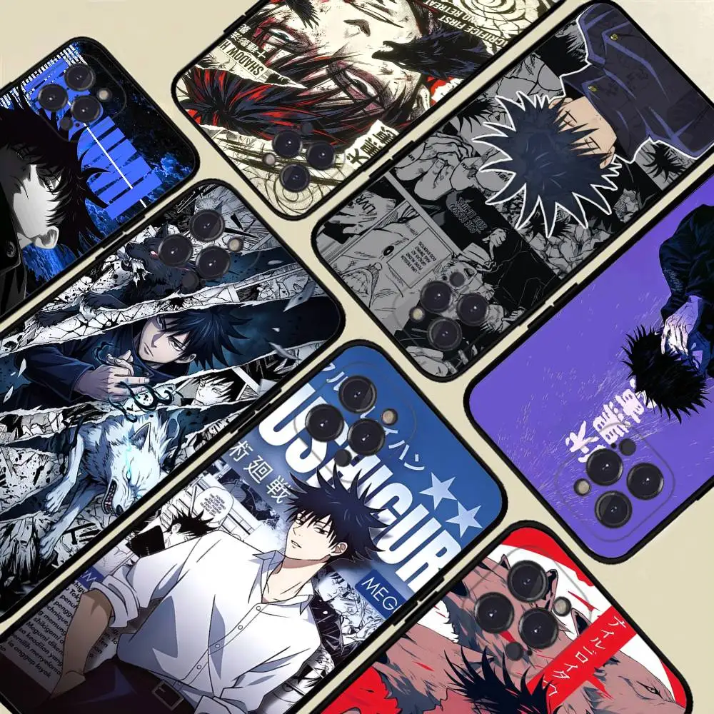 Anime Fushiguro Megumi Jujutsu Kaisen Phone Case For Iphone 17 16 15 16e 14 13 12 11 Pro Max Plus Case Cover Coque
