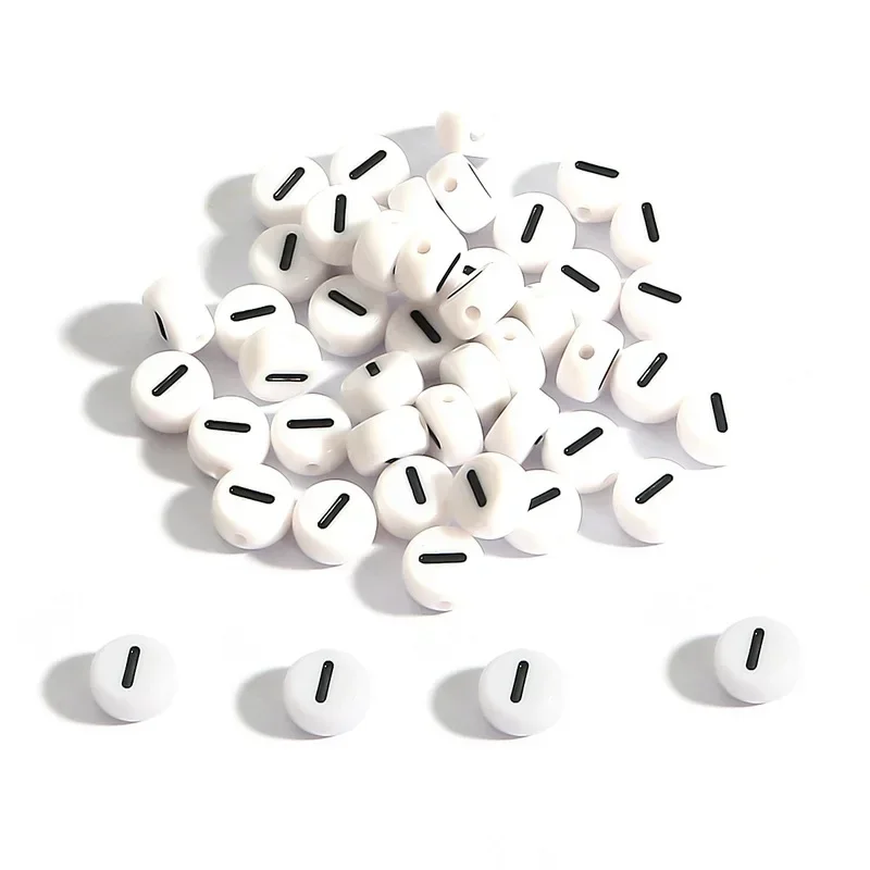 100-500 Stück Acryl A-Z 26 Buchstabenperlen Weiße Runde Alphabetperlen mit Löchern für Schmuckherstellung Halskette Armband Zubehör – Detail 17