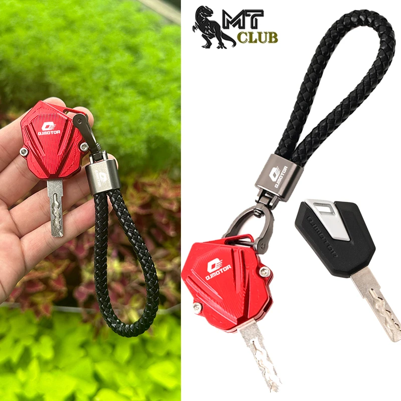 

2024 New For QJMOTOR QJ SRT 800 800X 800SX 800SRT SRT 800X 800 921 Motorcycle CNC Fabric Badge Keyring Key Case Cover Keychain