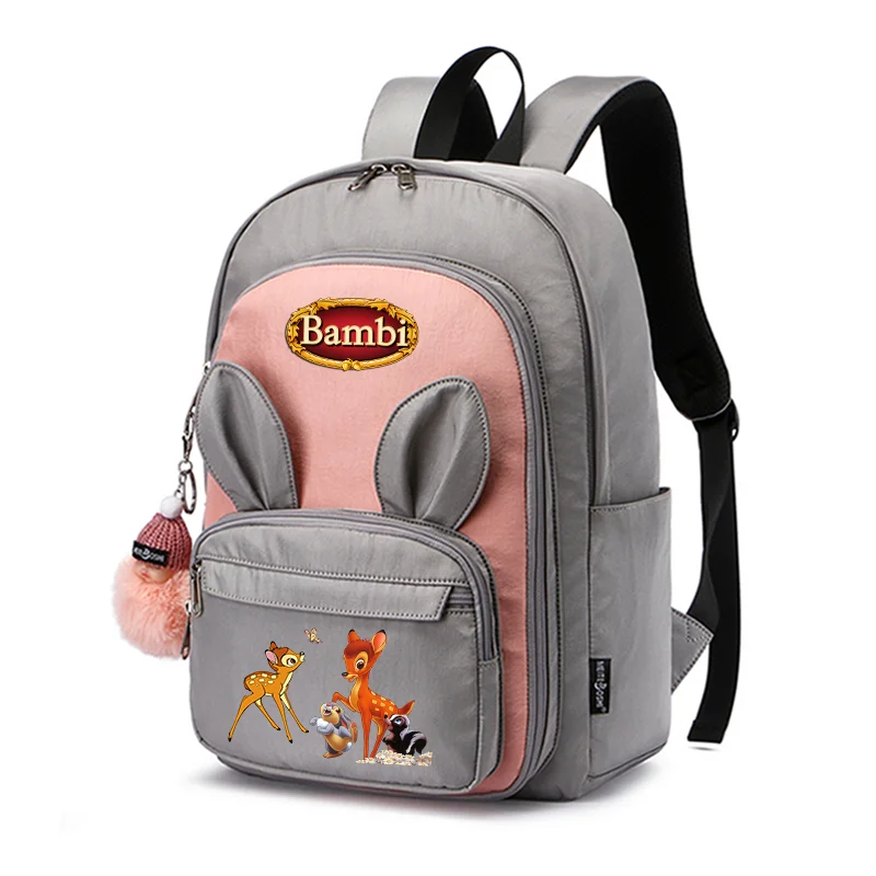 

Bambi Kids Backpack For Girls Boys Waterproof Backpacks Children Orthopedics Rabbit Ears School Bags Travel Mochila