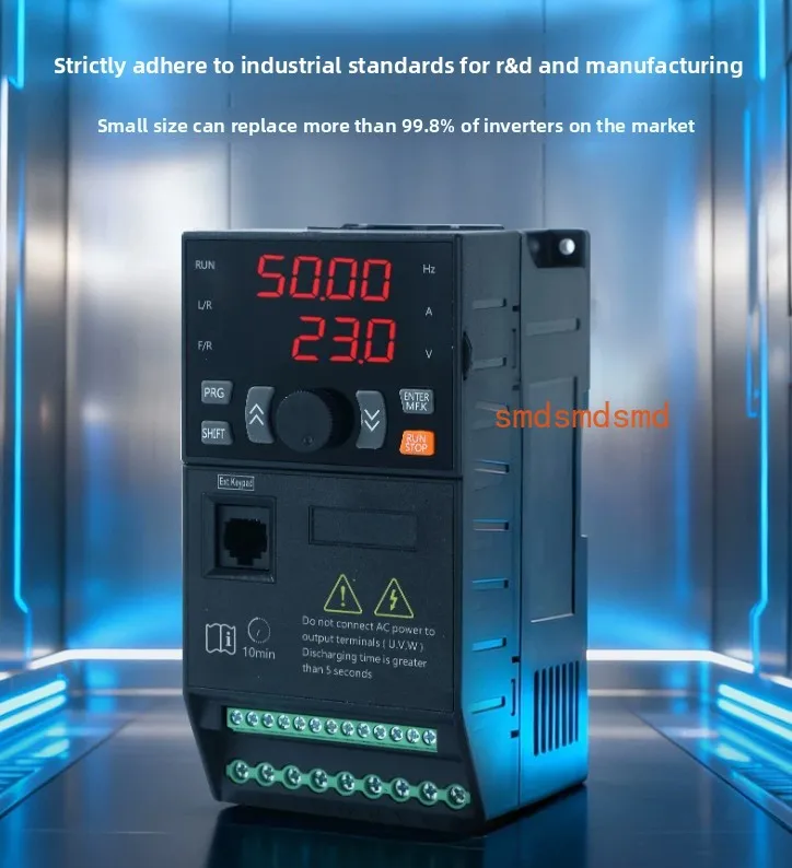 SQ760 Series Inverter 0.75/1 5/2.2/4/5.5 KW Three-phase 380V Motor Governor Single-phase 220V