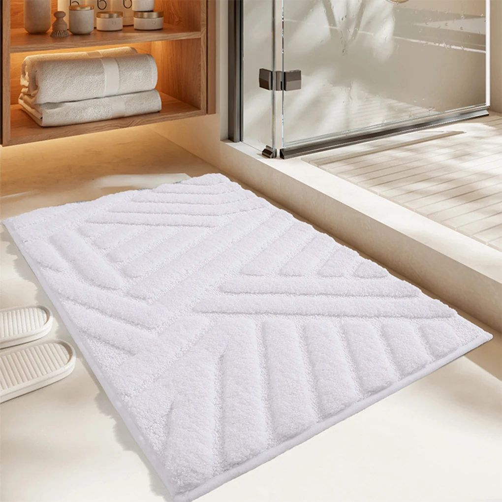 Durable Toilet Rug - Space-saving And Easy To Clean Multi-functional Non-slide Bathroom Mat