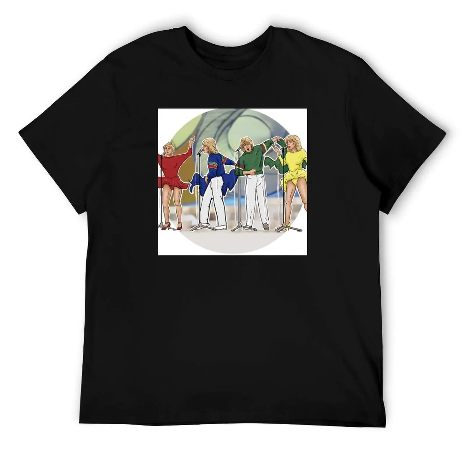 

Gay icons - Bucks Fizz at Eurovision - Making Your Mind Up T-Shirt man t shirt cotton cotton t shirt man T-Shirt