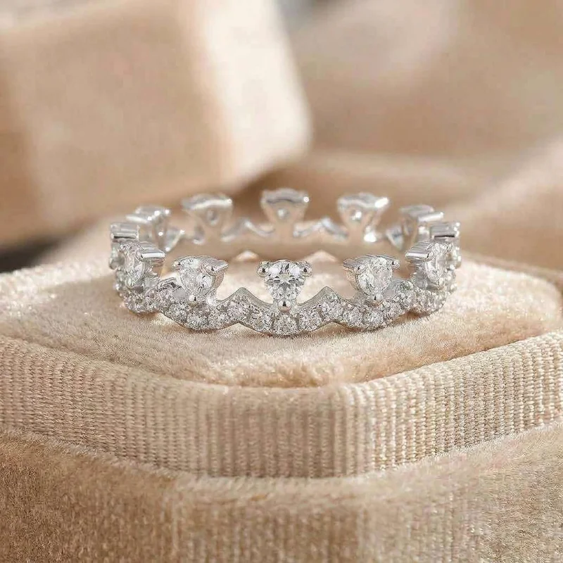 Bague Couronne en Argent Sterl - Women'S Accessories Jewelry Sale avis et prix