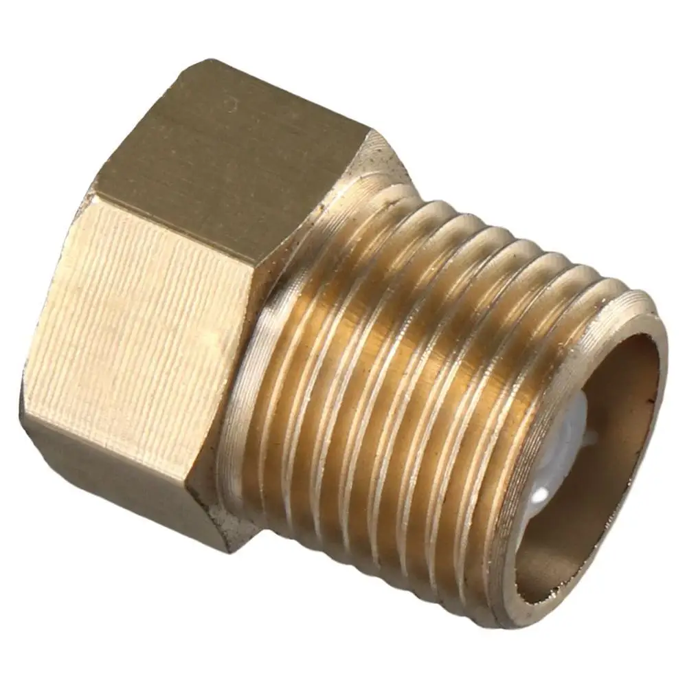 Valvola unidirezionale in ottone durevole oro 1/2 "valvola di ritegno filettatura femmina a maschio resistenza all'ozono valvola di riflusso olio acqua Gas