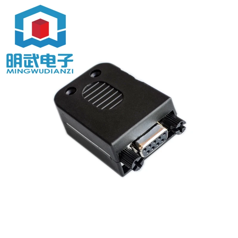DB9 Male Head Female Head solder-free Serial Port Cable Adapter With Shell 485 Plug Rs232 COM Transfer Terminal
