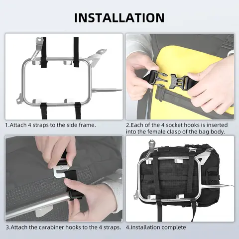 8 best sales मोटरसाइकिल हैंडलबार बैग - №5