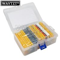 2600PCS/LOT 130 Values 1/4W 0.25W BXV 1% Metal Film Resistors Assorted Pack Kit Set Lot Resistors Assortment Kits Fixed Resistor
