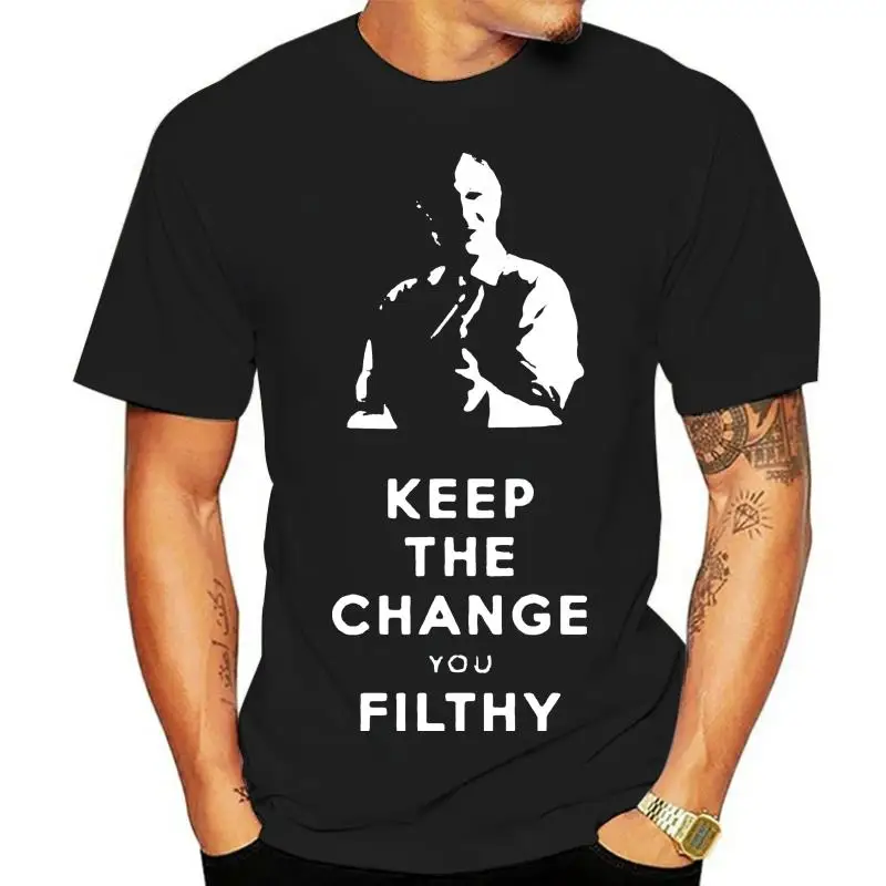 Men tshirt  Home Alone   Keep the Change You Filthy  Unisex T Shirt(1) Printed T-Shirt tees top