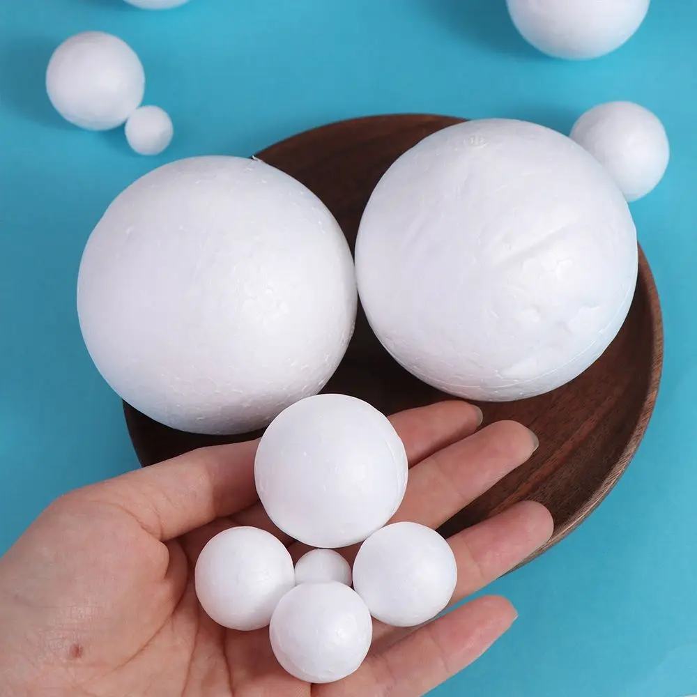 

DIY Supplies Mini Foam Balls Polystyrene Round Christmas Balls White Christmas Ornaments Xmas