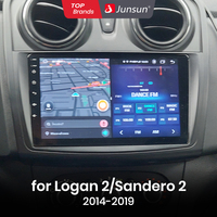 Junsun Android 14 Wireless CarPlay Android Auto Radio For Renault Logan 2 Sandero 2014-2019 RDS 4G WiFi GPS 2din Car accessories