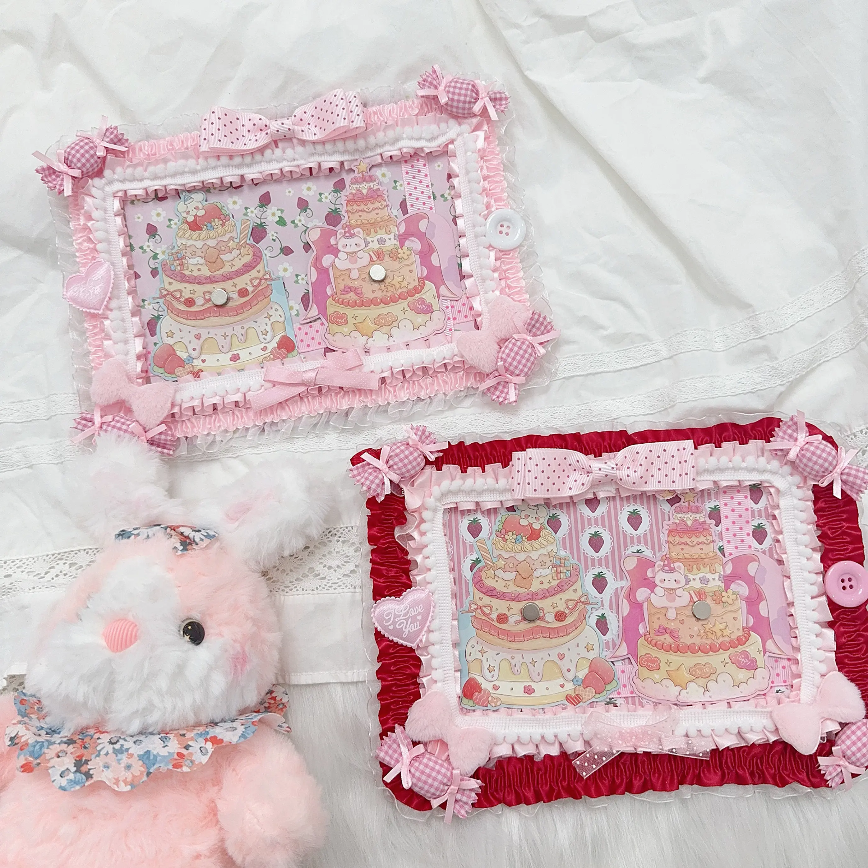 Lta Bag Accessories Original Cake Bar Jito Heavy Industry Cute Sweet Pink Valley Beauty Small Food Ribbon Pain Board