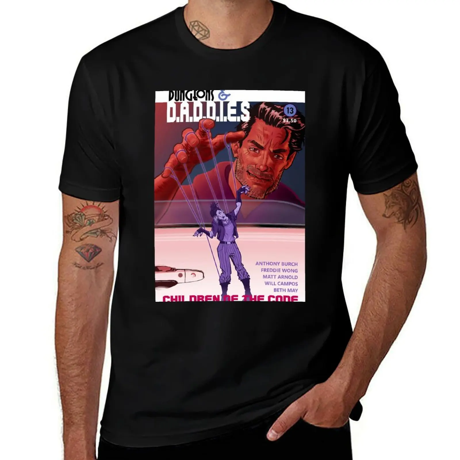 Dungeons and Daddies - S02 E13 Comic Cover Poster T-Shirt funny costumes Funny t-shirts quick-drying mens plain t shirts