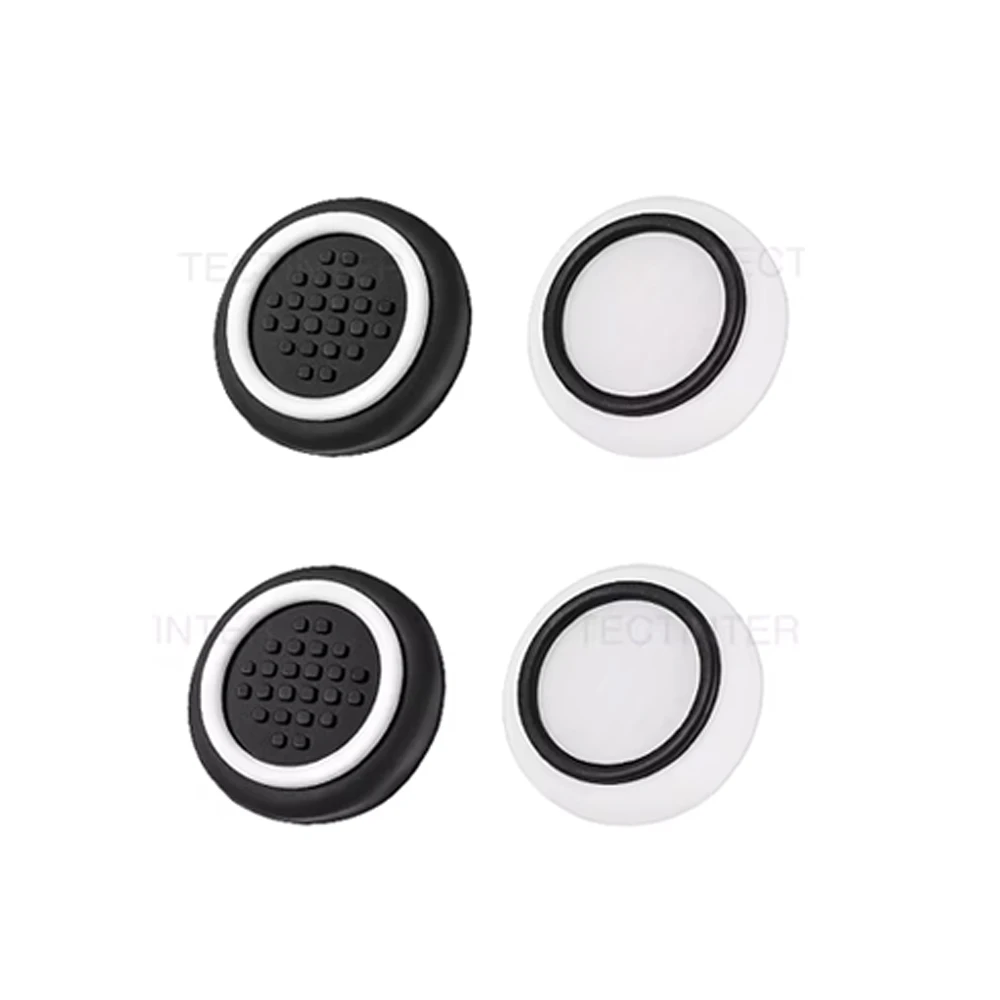 Für PS Vita PSV 1000 2000 Flüssigsilikon-Joystick-Kappen Transparente Rutschfeste Daumenstick-Griffe Abdeckung Analog-Stick-Schutz