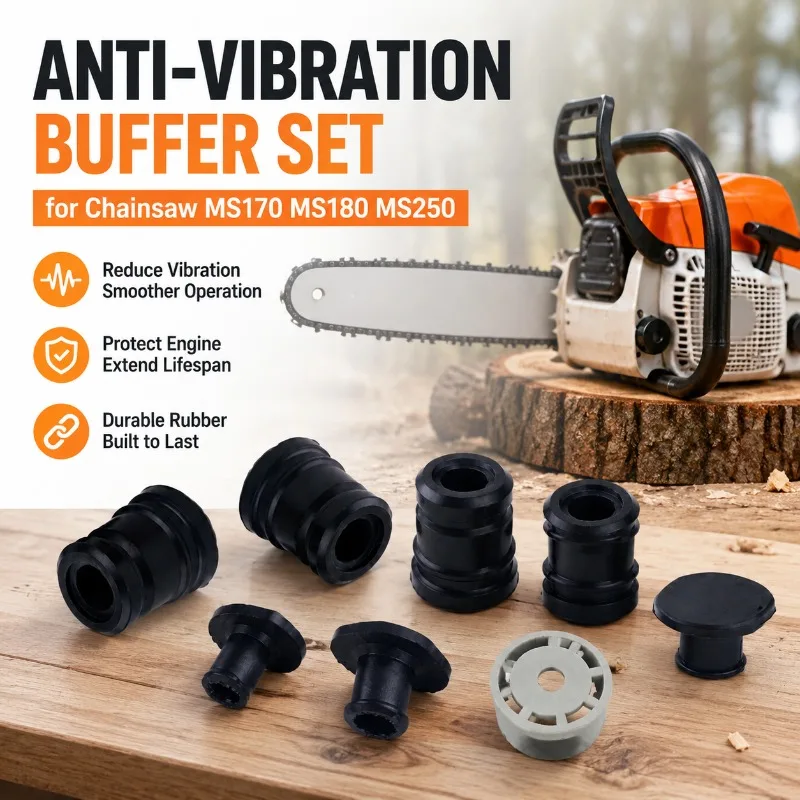 Anti Vibration Mounts for Chainsaw MS170 MS180 MS250 Buffer Rubber Damper Set