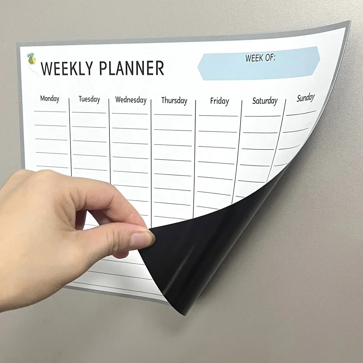 Magnetic Monthly Weekly Planner Calendar Table Dry Erase Whiteboard Blackboard Fridge Sticker Message Board