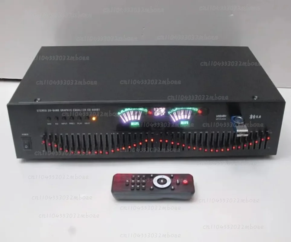 40 Segment Lossless Bluetooth 5.0 Stereo EQ Equalizer Tuner High And Low Frequencies Sound Card for Audio Equipment