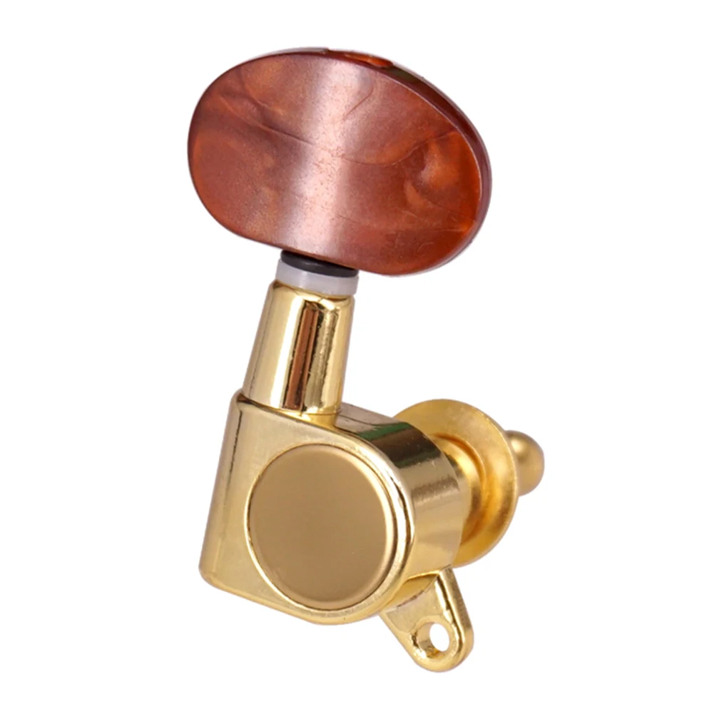 6pcs Guitar String Tuning Pegs Tuner Machine Head Buttons Iron Retro Electric Guitar Chords Knobs Parts Accessories